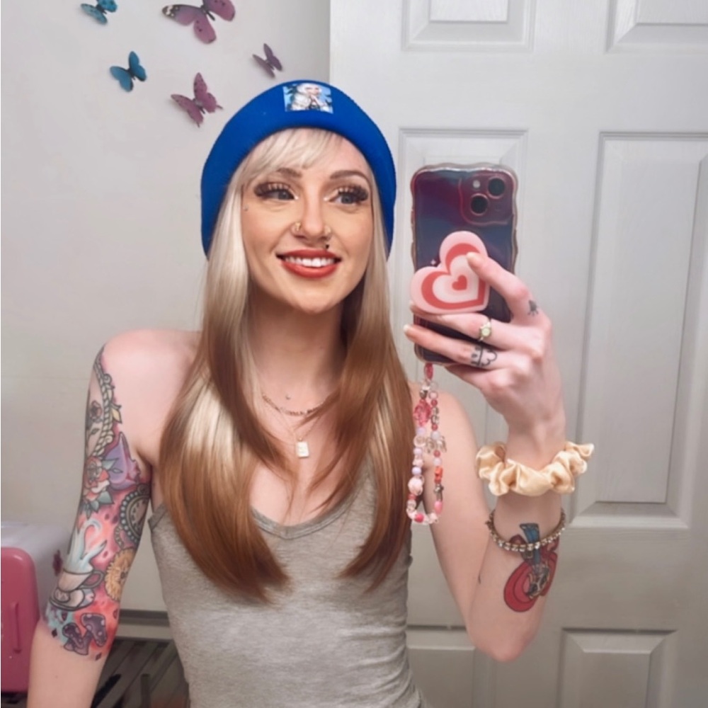 Blonde/brown ombré wig - Picture 2 of 3